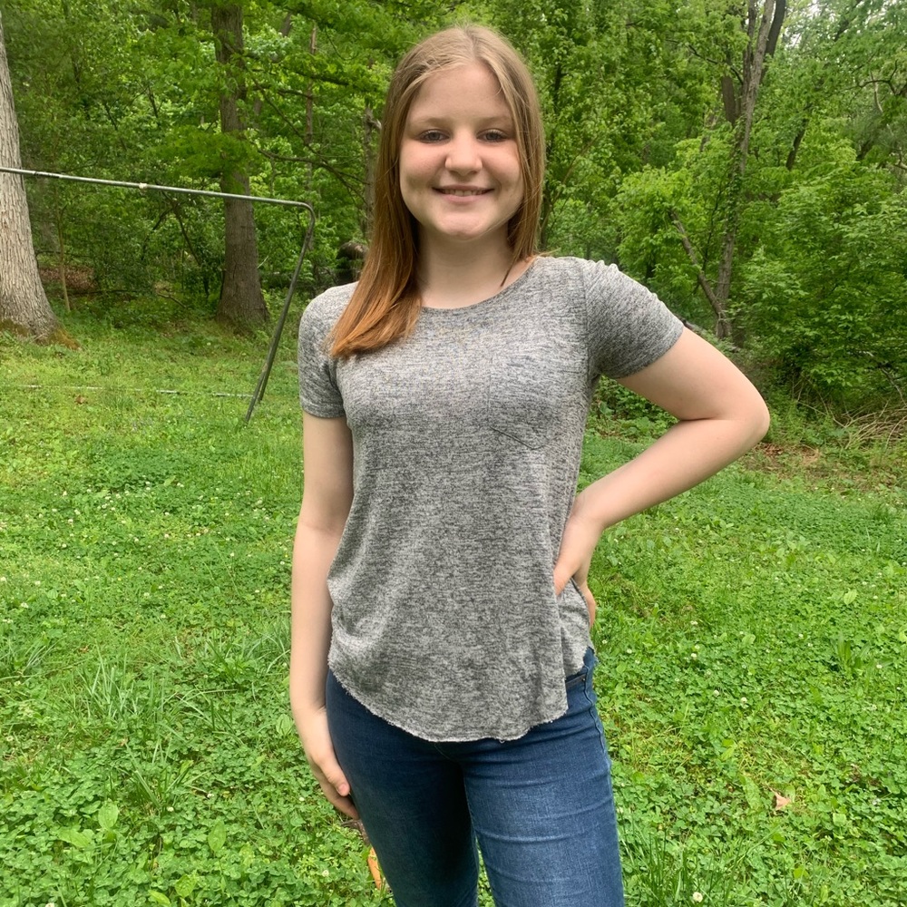 Gray t-shirt